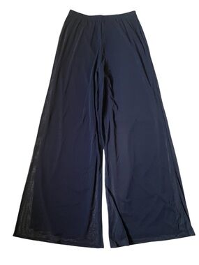 Tadashi Shoji Navy Blue high rise Palazzo Pants